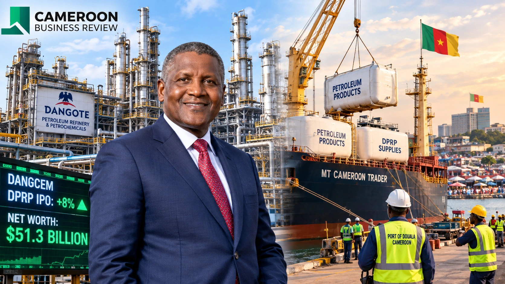 Dangote's Net Worth Hits $51.3 Billion